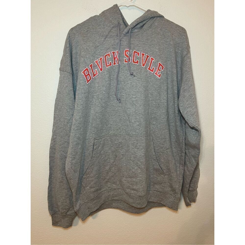NWOT Black Scale Hoodie Pullover Sweatshirt